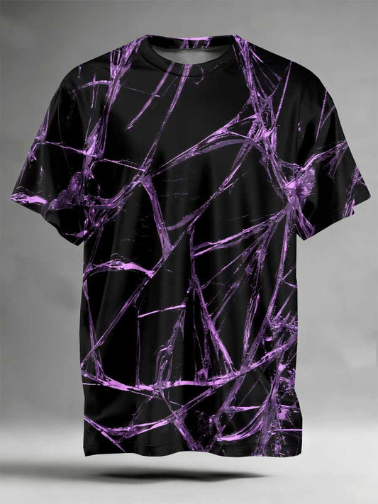 Abstract Pattern Printed Casual T-Shirt