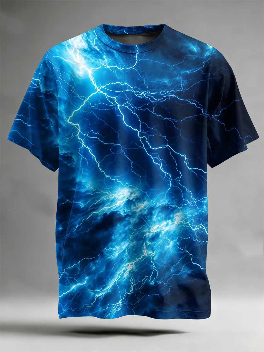 Abstract Pattern Printed Casual T-Shirt