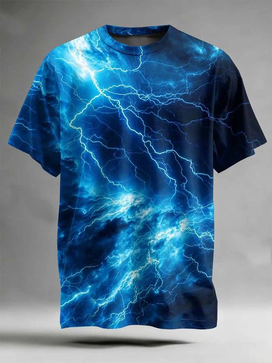 Abstract Pattern Printed Casual T-Shirt