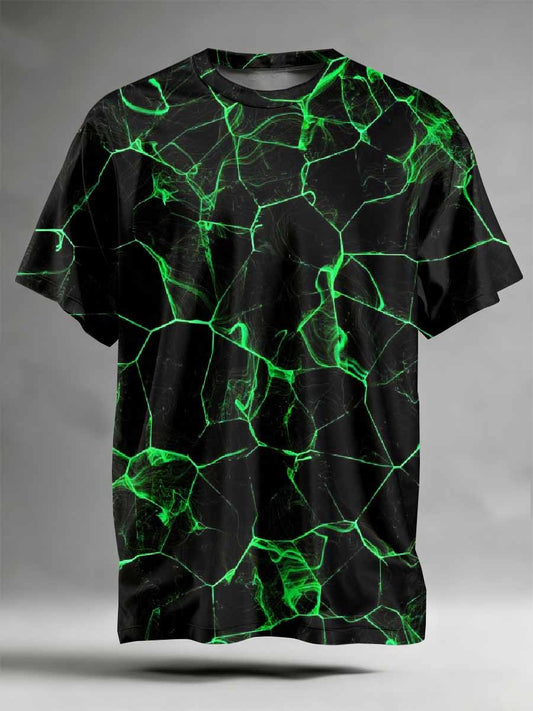 Abstract Pattern Printed Casual T-Shirt