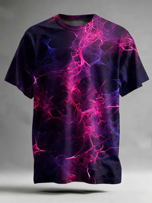 Abstract Pattern Printed Casual T-Shirt