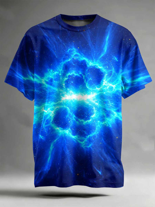 Abstract Pattern Printed Casual T-Shirt