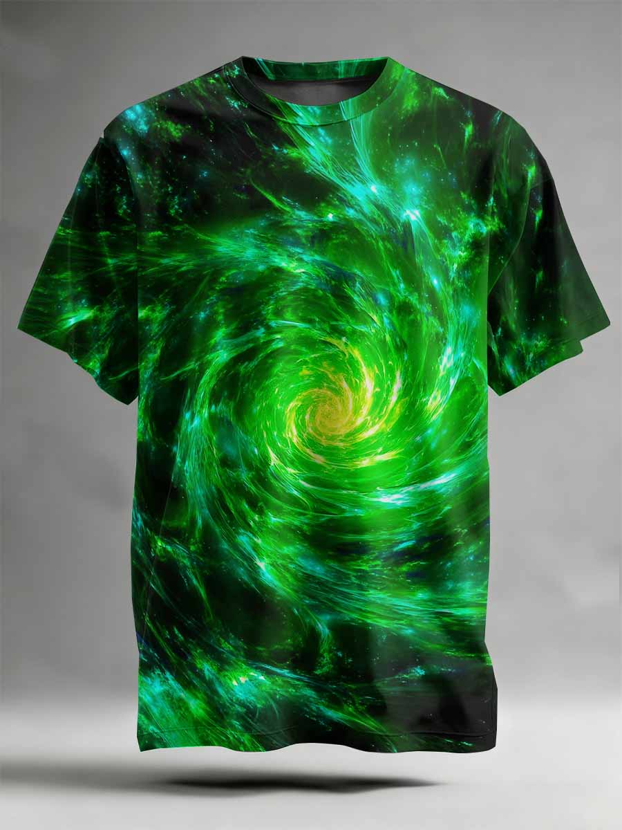 Abstract Pattern Printed Casual T-Shirt