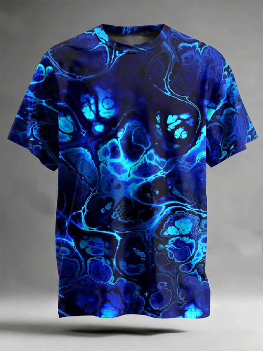 Abstract Pattern Printed Casual T-Shirt