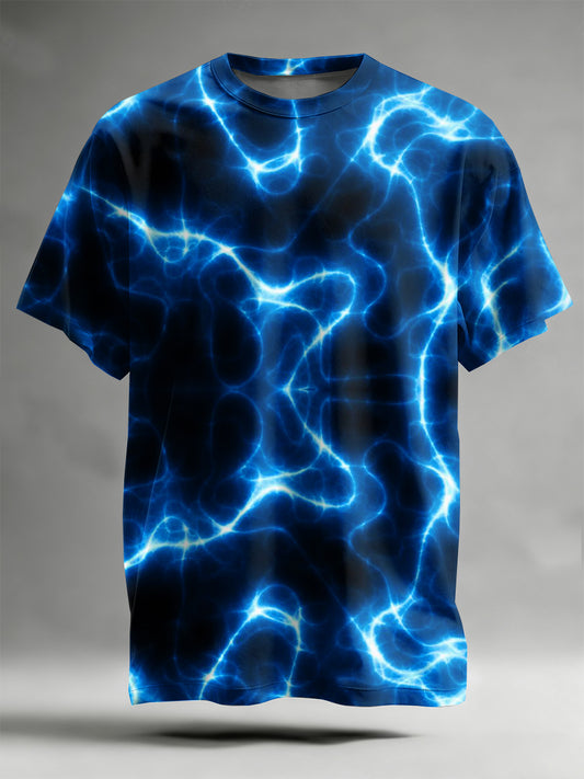 Abstract Pattern Printed Casual T-Shirt