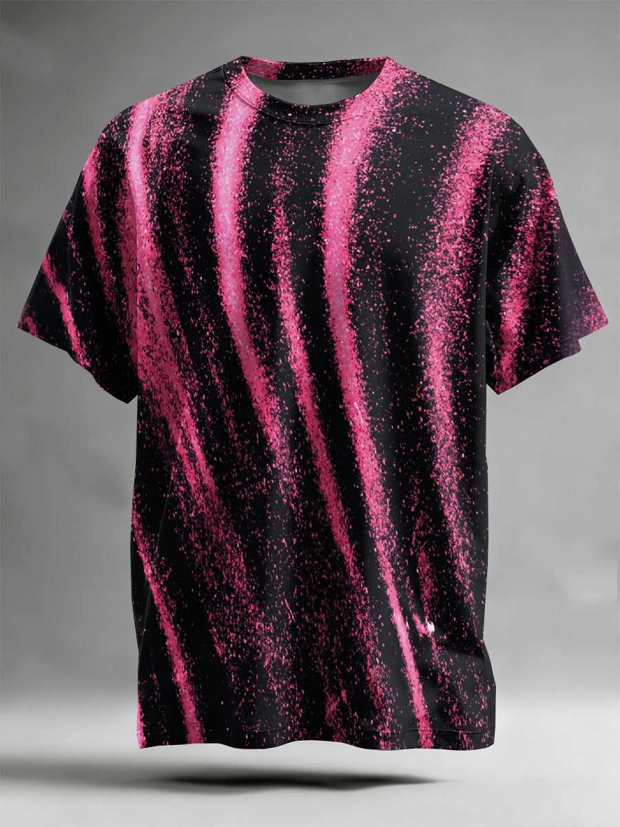 Abstract Pattern Printed Casual T-Shirt