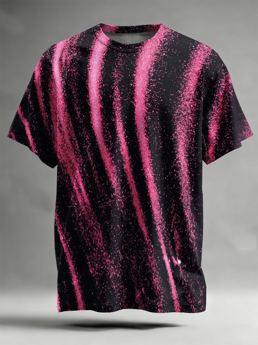 Abstract Pattern Printed Casual T-Shirt