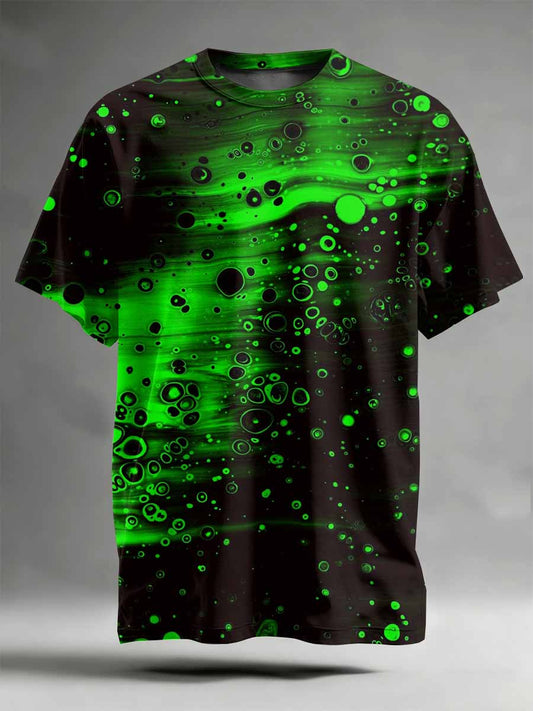 Abstract Pattern Printed Casual T-Shirt