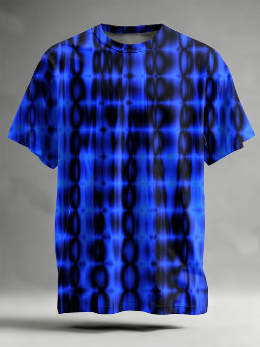 Abstract Pattern Printed Casual T-Shirt