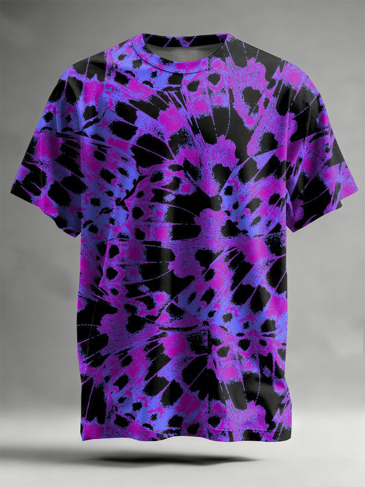 Abstract Pattern Printed Casual T-Shirt