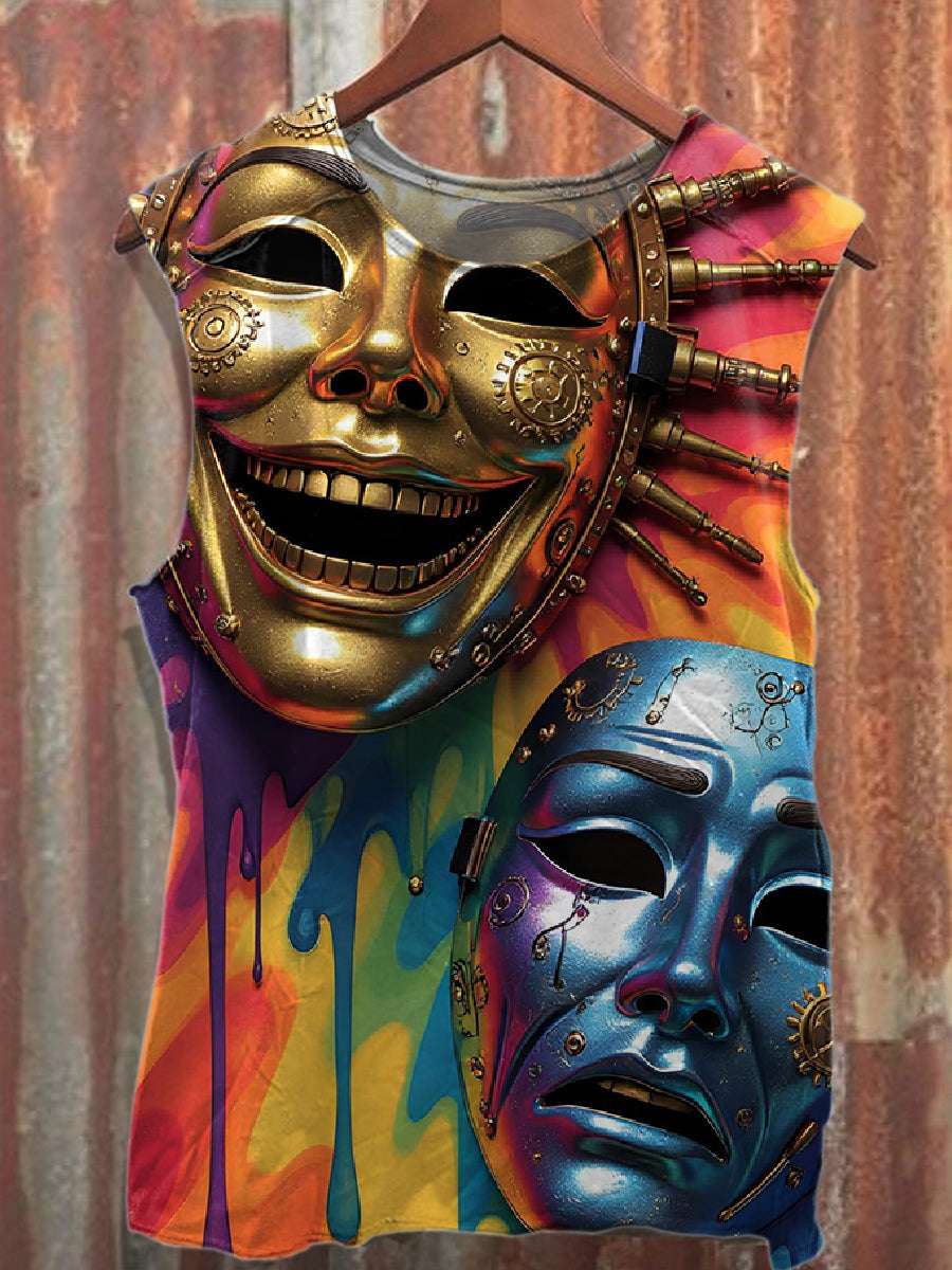 Men's Casual Printed Tank Top