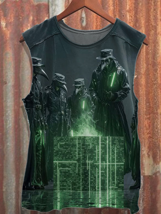 Men's Casual Printed Tank Top