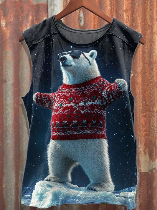 Men's Casual Printed Tank Top