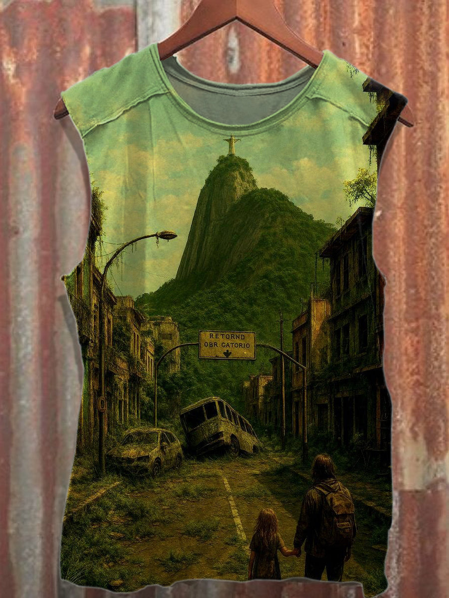 Men's Casual Printed Tank Top