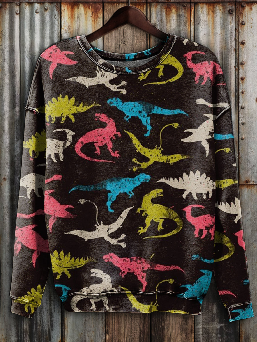 Gorgeous Graffiti Printed Casual Sweatshirt