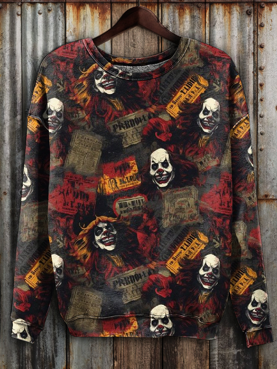 Gorgeous Graffiti Printed Casual Sweatshirt