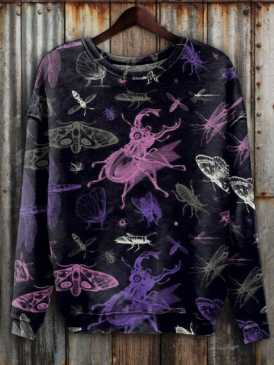 Gorgeous Graffiti Printed Casual Sweatshirt