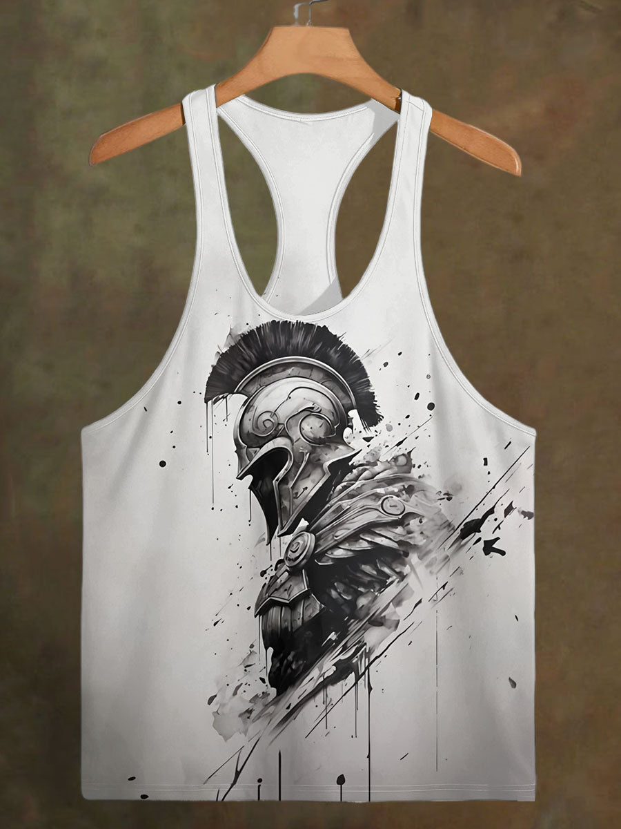 Men's Rider Fitness Printed Casual Cotton Tank Top