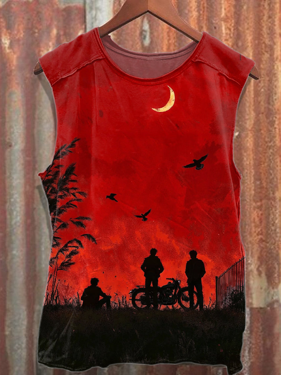 Men's Casual Printed Tank Top