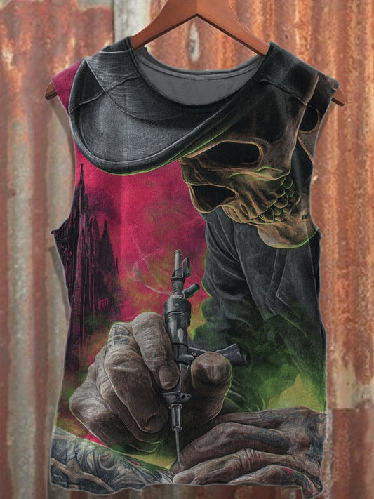 Men's Casual Printed Tank Top