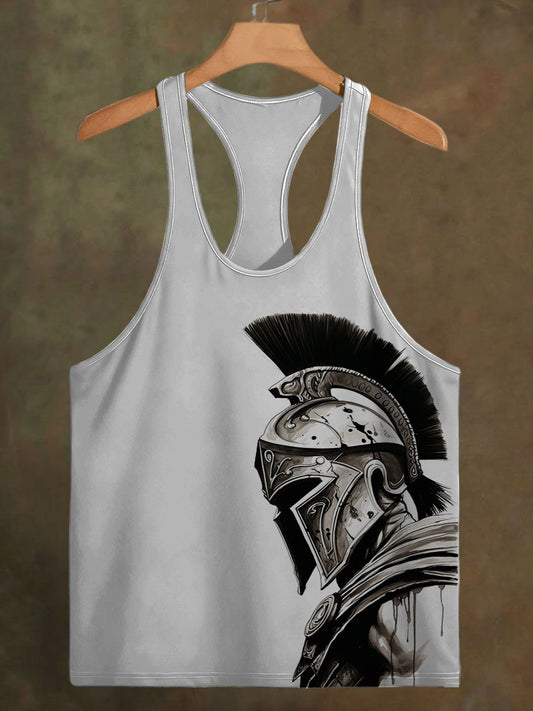 Men's Chivalry Printed Casual Cotton Vest