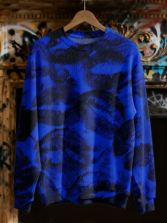 Gorgeous Graffiti Style Printed Casual Sweatshirt