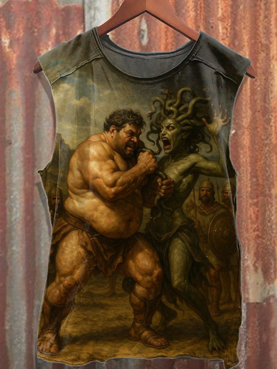 Men's Casual Printed Tank Top