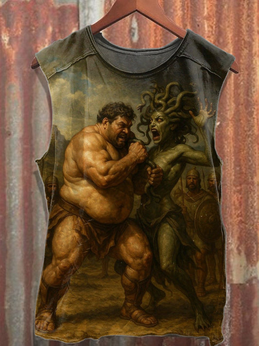 Men's Casual Printed Tank Top