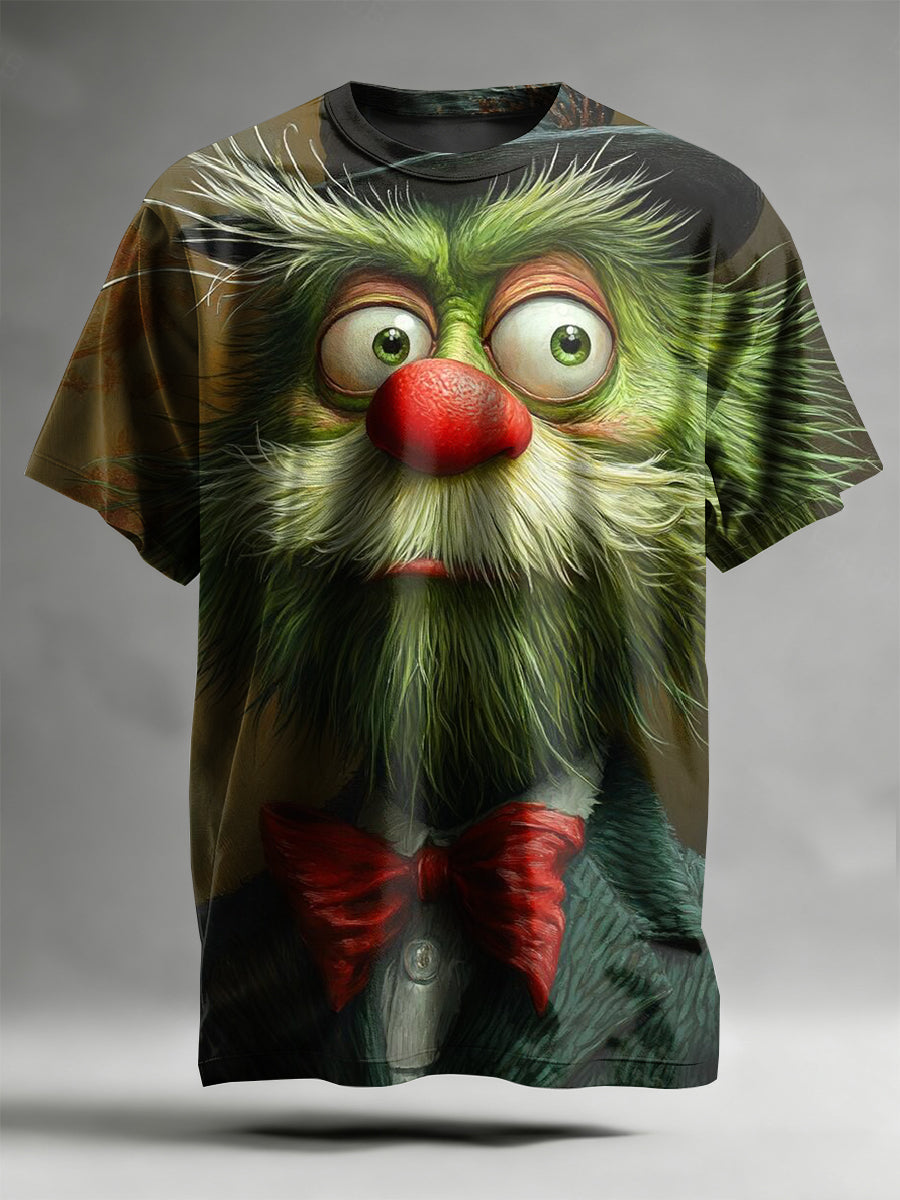 Gorgeous Graffiti Printed Casual T-Shirt