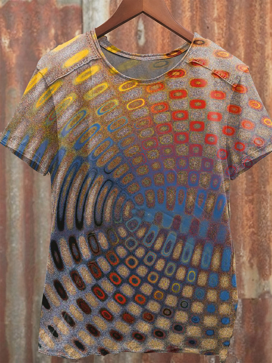 Gorgeous Graffiti Art Printed Loose T-shirt