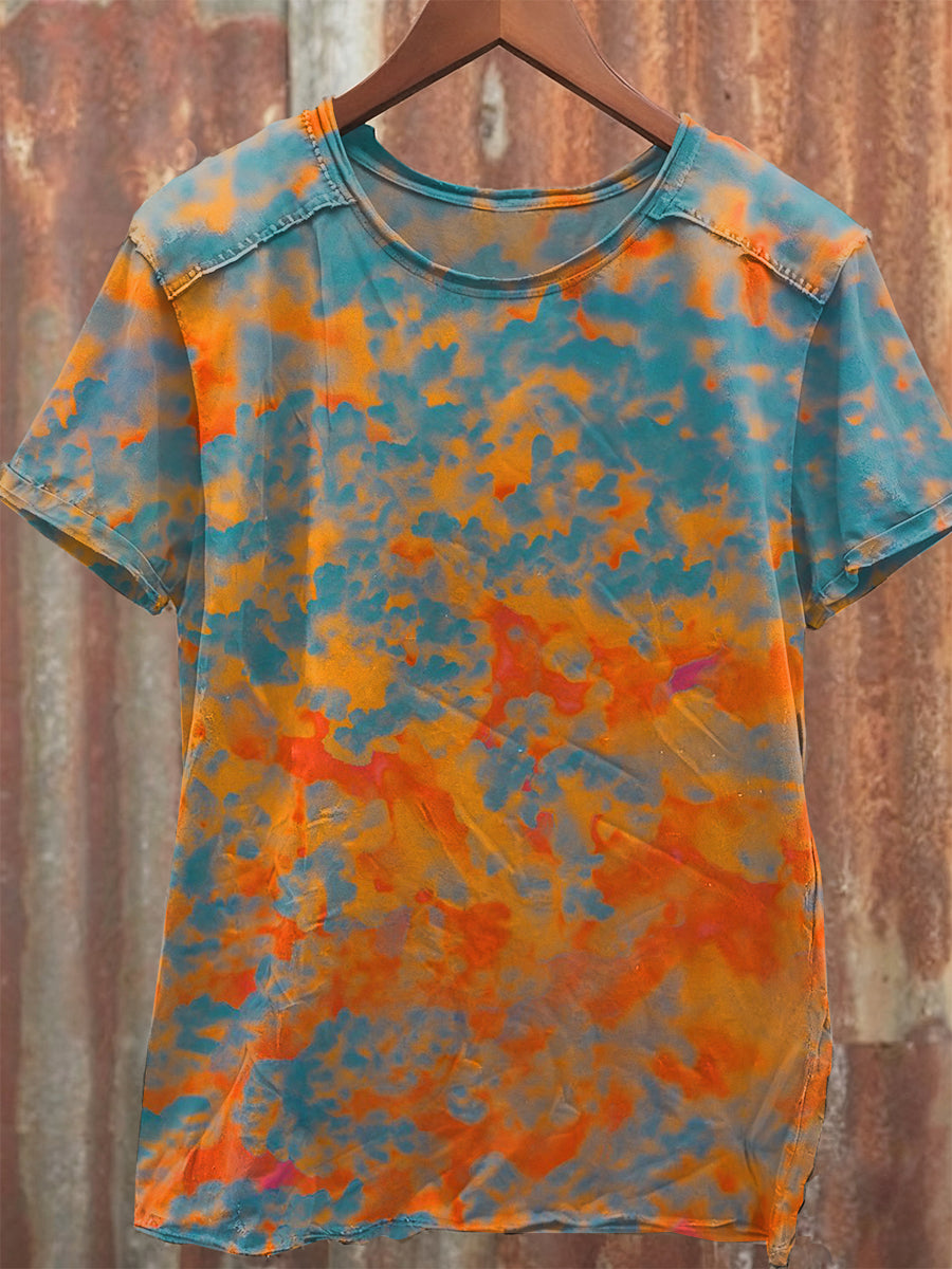 Gorgeous Graffiti Art Printed Loose T-shirt