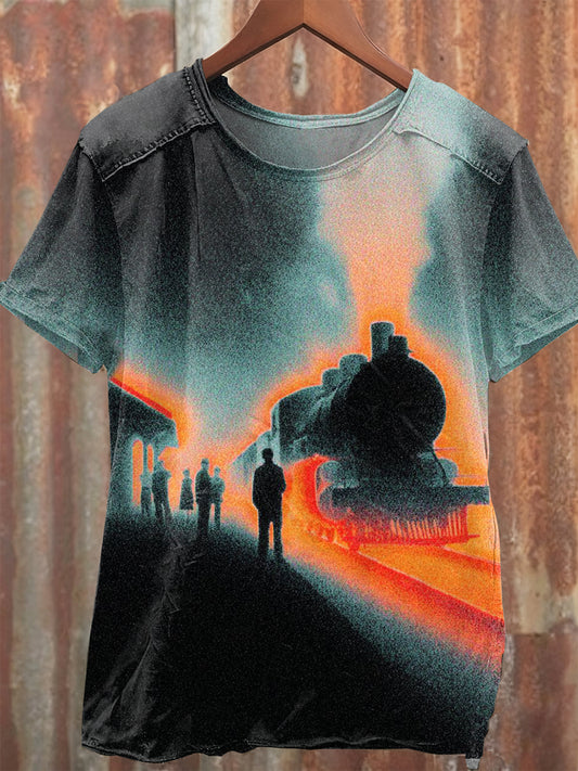 Gorgeous Graffiti Art Printed Loose T-shirt