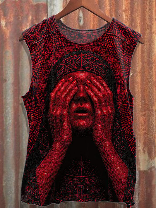 Men's Casual Printed Tank Top