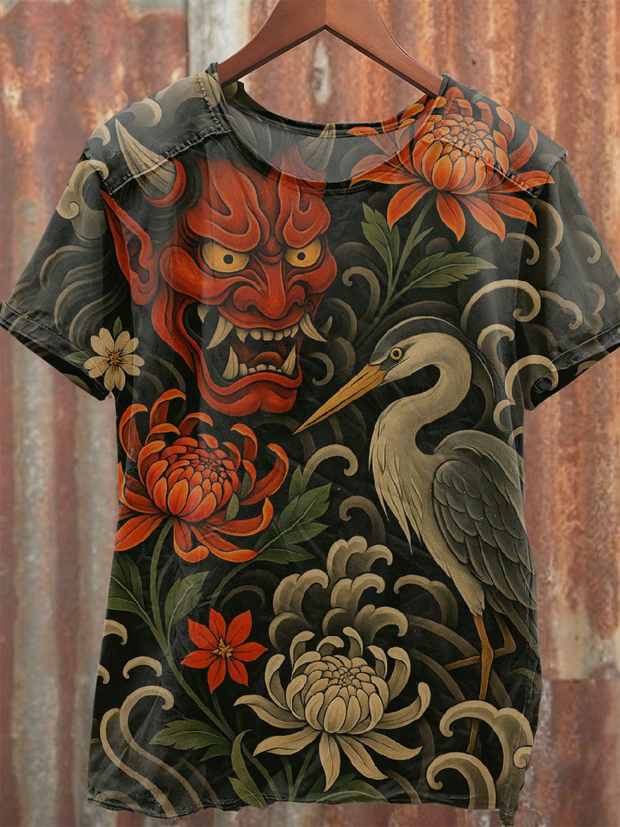 Gorgeous Graffiti Art Printed Casual T-shirt