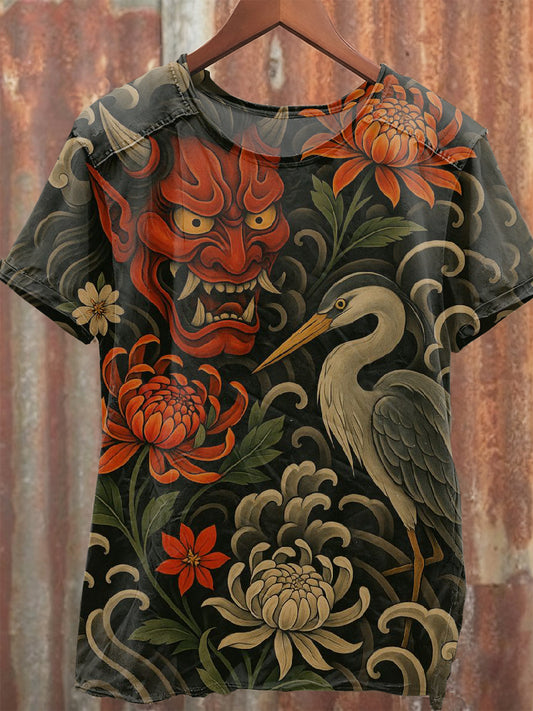 Gorgeous Graffiti Art Printed Casual T-shirt