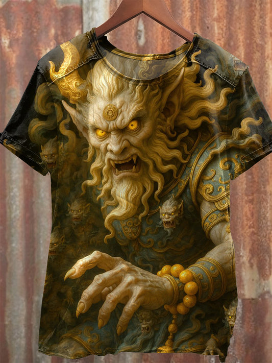 Gorgeous Graffiti Art Printed Casual T-shirt