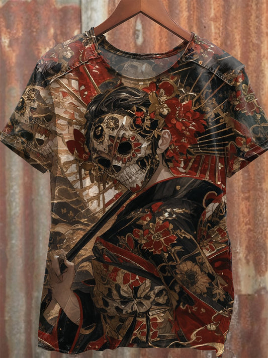 Gorgeous Graffiti Art Printed Casual T-shirt