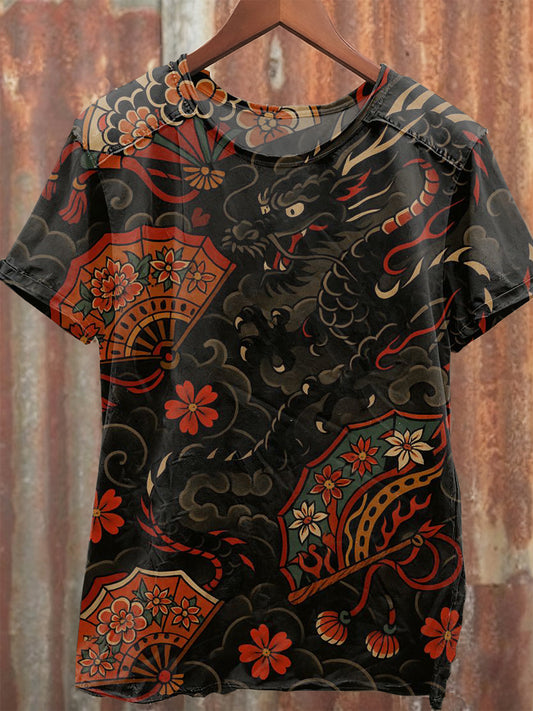 Gorgeous Graffiti Art Printed Casual T-shirt