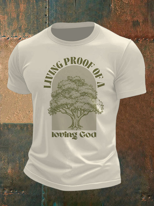 Men's Forest Print Short Sleeve T-Shirt