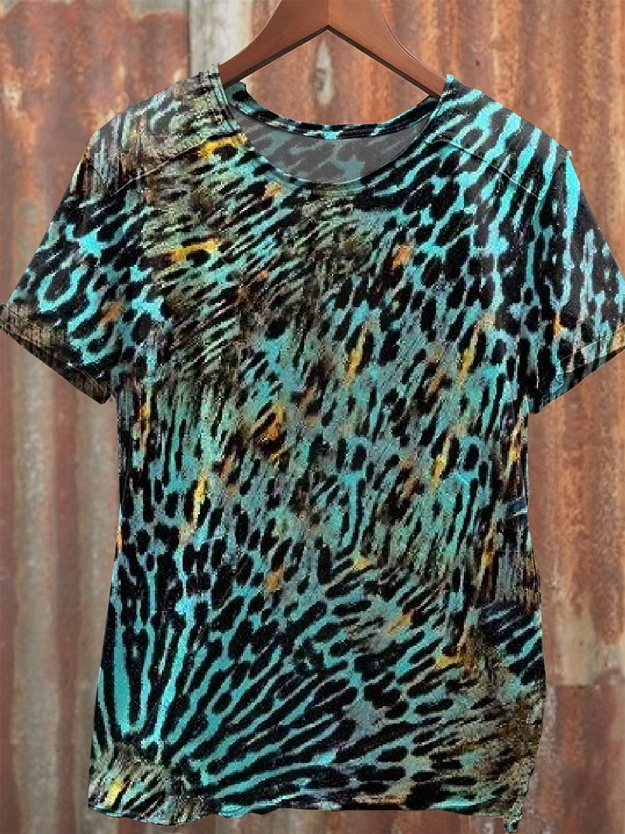 Gorgeous Graffiti Art Printed Loose T-shirt