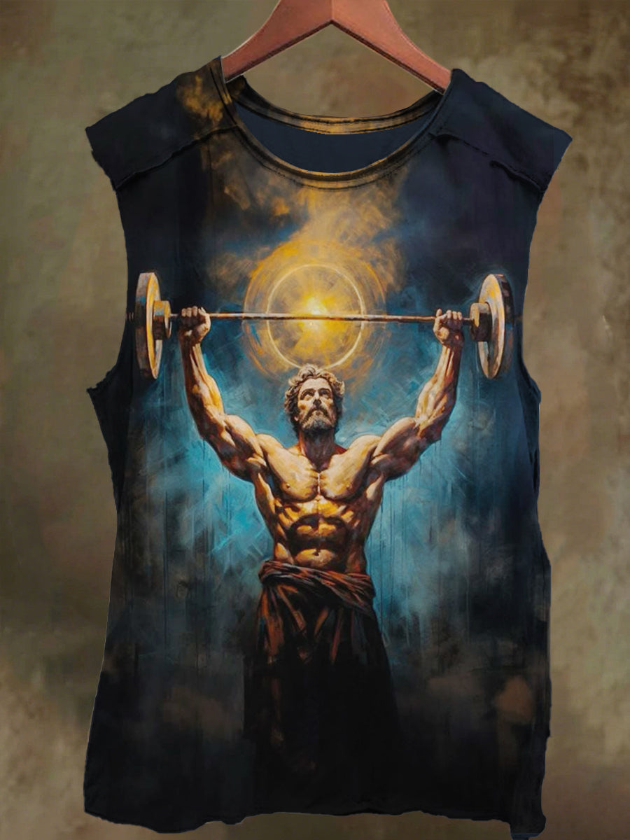 Ghost Lord Printed Casual Cotton Tank Top