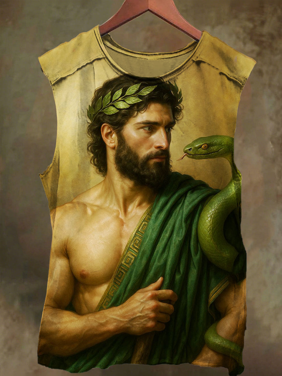 Unisex Divine and Printed Casual Cotton Tank Top