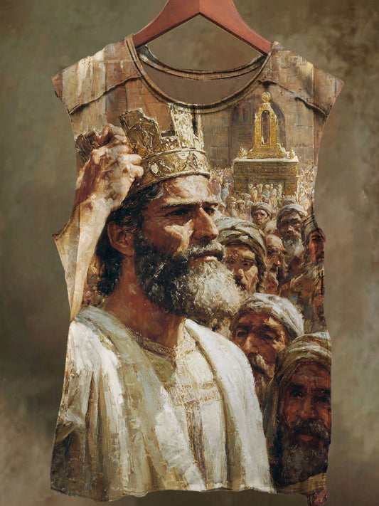 Unisex Kings and Sons Printed Casual Cotton Tank Top