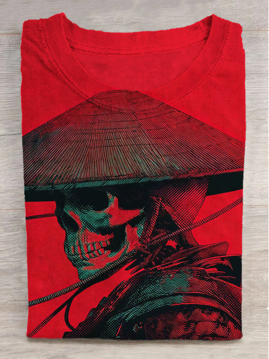 Skullcap Rogue Print Round Neck Short Sleeve T-Shirt
