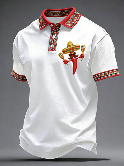 Men's Cinco de Mayo Printed Casual Shirt