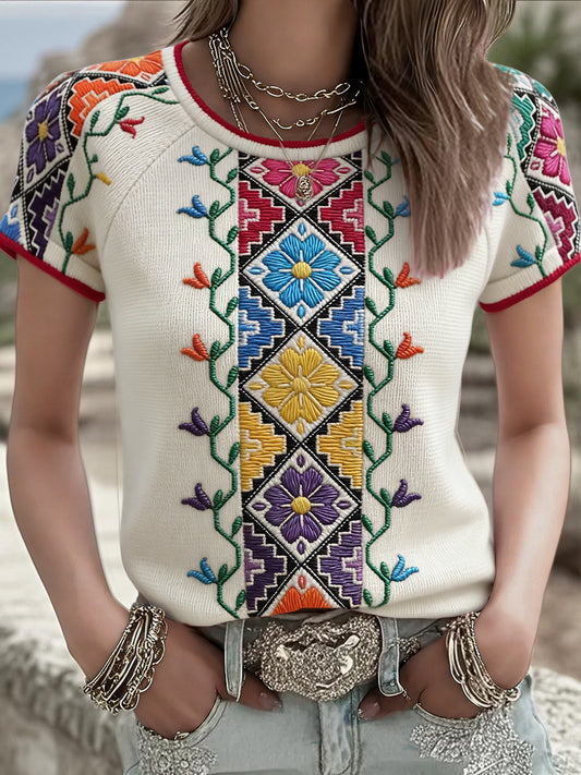Women's Cinco De Mayo Art Printed T-shirt