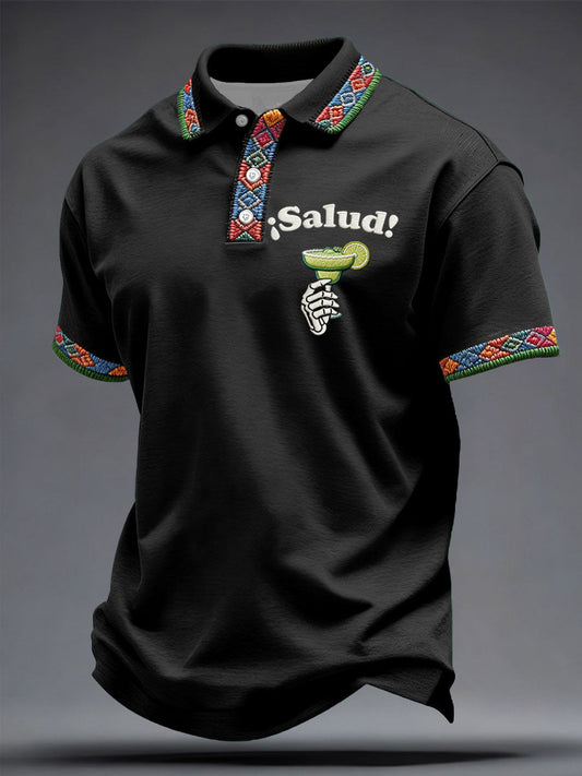 Men's Funny Cinco De Mayo Drinks Printed Casual Tops
