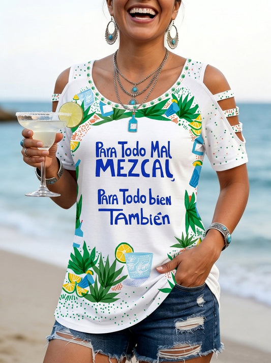 Women's Cinco De Mayo Print Casual Shirt
