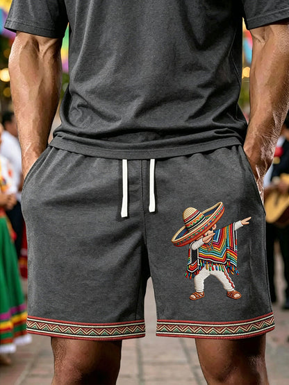 Men's Cinco de Mayo Printed Casual Shorts