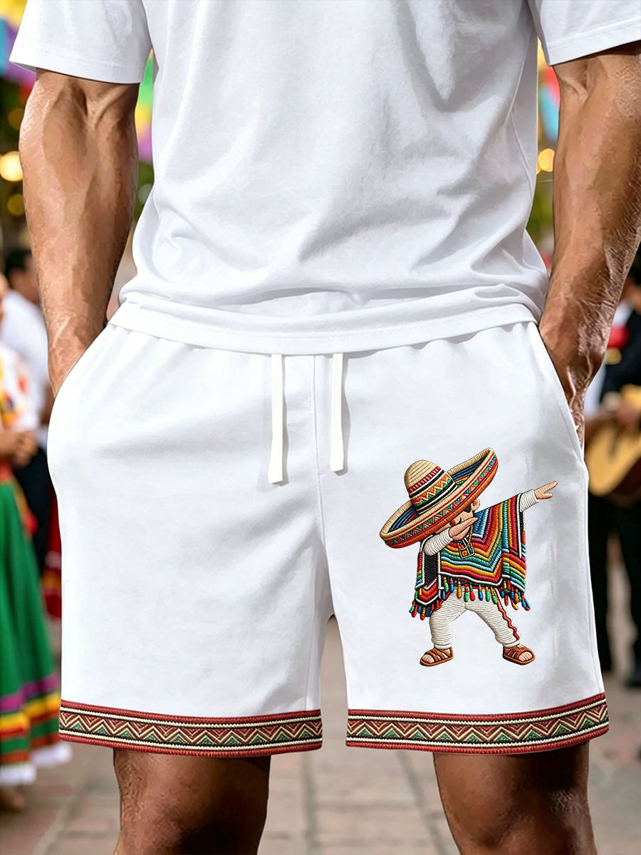 Men's Cinco de Mayo Printed Casual Shorts